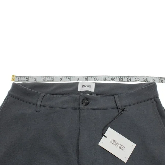 Orchard & Broome NWT Delancey Stretch Knit Pants / Chinos Size 34 US In Gray